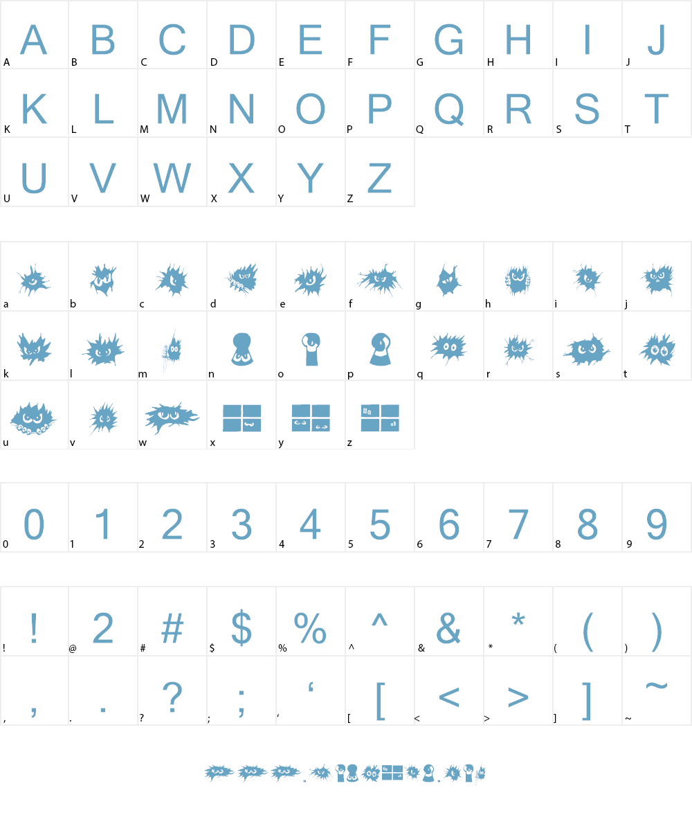No Fear Font Character
